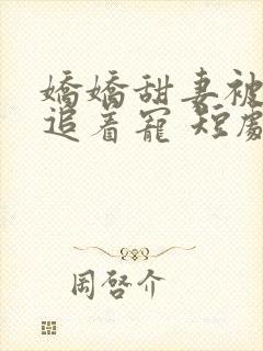 娇娇甜妻被全家追着宠 短剧封面