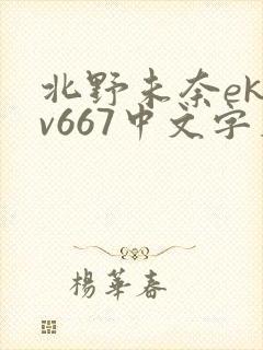 北野未奈ekdv667中文字幕