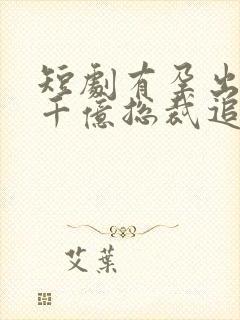 短剧有孕出逃:千亿总裁追妻成狂