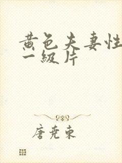 黄色夫妻性生活一级片