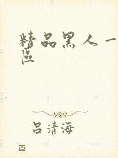 精品黑人一区二区封面