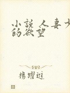 小说 人妻少妇的欲望