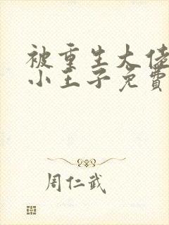 被重生大佬宠成小王子免费阅读