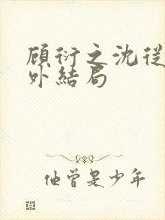 顾衍之沈从灵番外结局