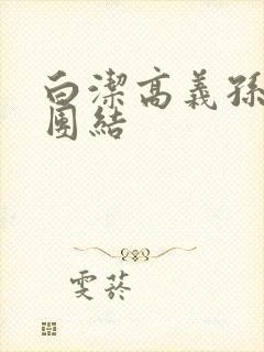 白洁高义孙倩大团结