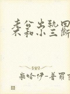 老公出轨回归却不和小三断封面