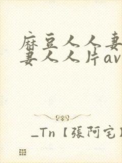 麻豆人人妻人人妻人人片av