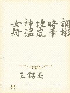 女神攻略调教手册温岚李彬txt