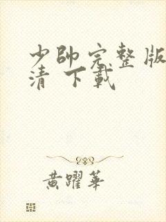 少帅完整版 高清 下载