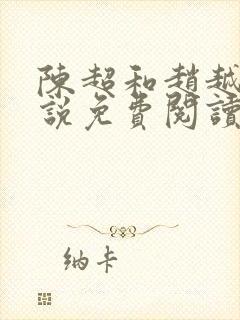 陈超和赵越悦小说免费阅读封面