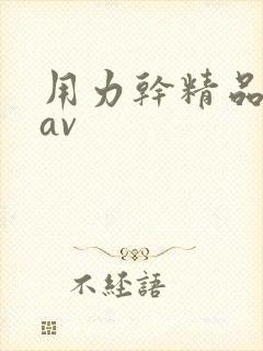 用力干精品少妇av