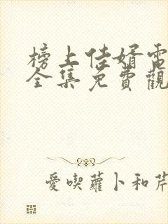 榜上佳婿电视剧全集免费观看高清2025在线封面