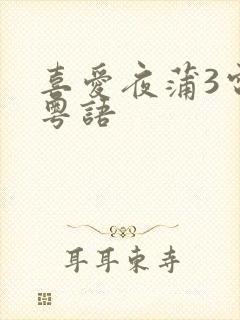 喜爱夜蒲3电影粤语