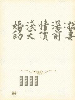 婚浅情深:总裁的天价前妻