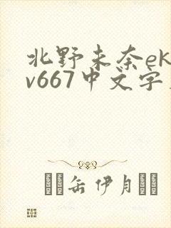北野未奈ekdv667中文字幕