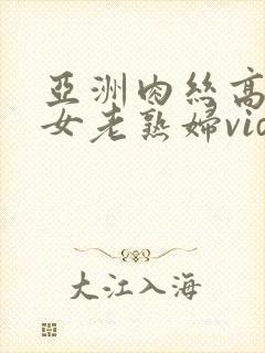 亚洲肉丝高清熟女老熟妇videos