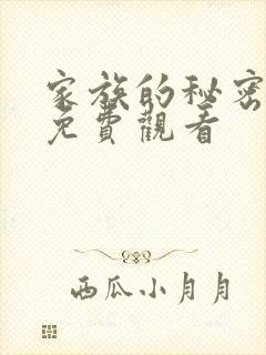 家族的秘密韩剧免费观看封面