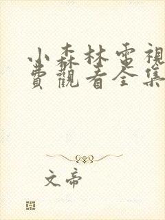 小森林电视剧免费观看全集封面