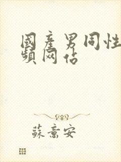 国产男同性恋视频网站