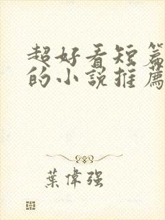 超好看短篇言情的小说推荐