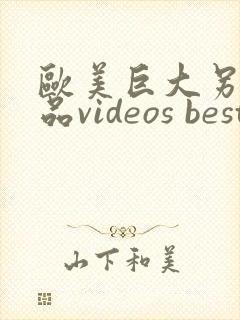 欧美巨大另类极品videos best 黑人封面