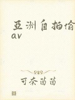 亚洲自拍偷拍 av