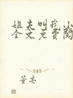 姐夫叫我小撩精全文免费阅读小说封面