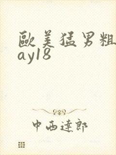 欧美猛男粗大gay18