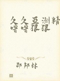 久久亚洲精品色噜噜狠狠