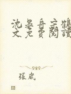 沈晏舟宋鹤眠全文免费阅读