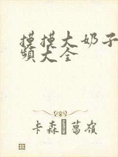 摸摸大奶子的视频大全