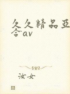 久久精品亚洲综合av