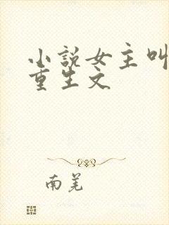 小说女主叫沈棠重生文