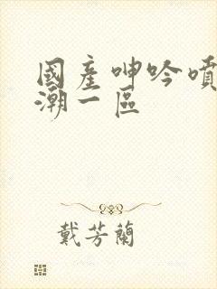 国产呻吟喷水高潮一区