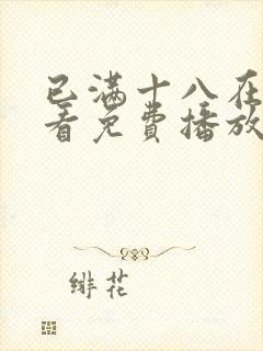 已满十八在线观看免费播放电视剧在