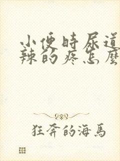 小便时尿道火辣辣的疼怎么回事封面