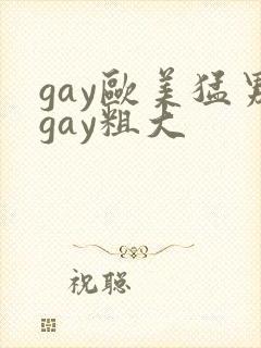 gay欧美猛男gay粗大