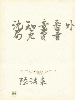 沈知意番外大结局免费看封面