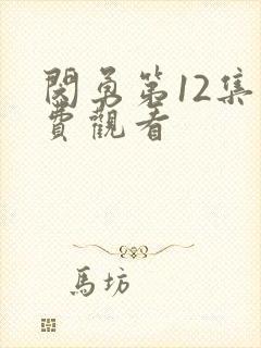 闵勇第12集免费观看