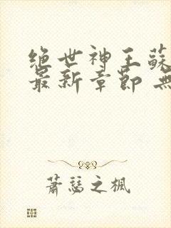 绝世神王苏莫 最新章节 无弹窗 笔趣阁封面