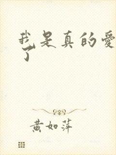 我是真的爱上你了