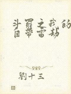 斗罗之我的武魂自带雷劫