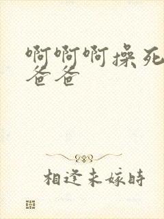 啊啊啊操死我了爸爸