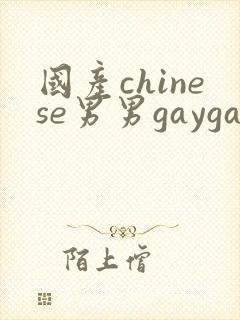 国产chinese男男gaygayvideo
