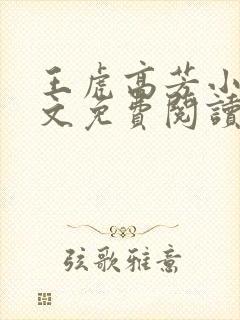 王虎高芳小说全文免费阅读封面
