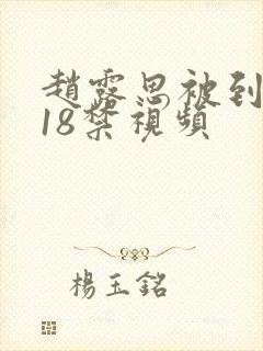 赵露思被到喷水18禁视频