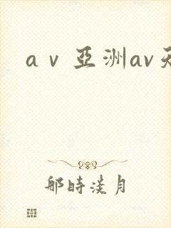 aⅴ亚洲av天