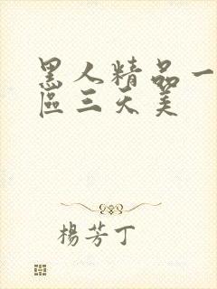 黑人精品一区二区三天美封面