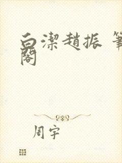 白洁赵振 笔趣阁封面