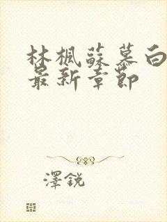 林枫苏慕白小说最新章节